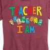 Women's - Dr. Seuss - The Cat In The Hat Book Cover Teacher I Am Short Sleeve Graphic T-Shirt - 2 of 4