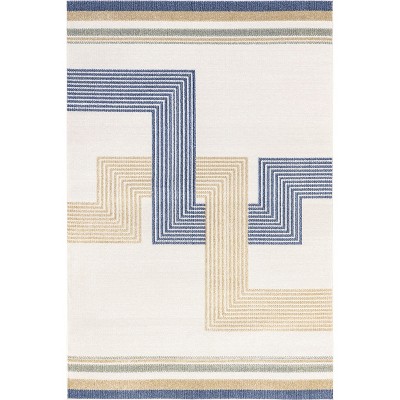 Nuloom Adira Geometric Striped Indoor/Outdoor Area Rug