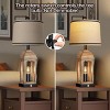 26“Table Lamp In Living Room 3 Color Set Of 2,Table Lamps Modern With USB C&A Ports And Nightlight,Modern Table Lamps Bedroom -The Pop Home - 4 of 4