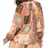 Women's Daphne Patchwork Print Chiffon Long-sleeve Top - entro - 2 of 4