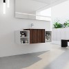 Vynxaria 48 Inch Soft Close Doors Bathroom Vanity With Sink, Two Small Storage Shelves, 24" and 12" Combination Cabinet - 2 of 4