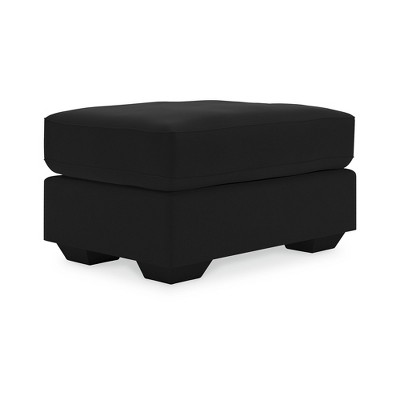 Signature Design by Ashley Gleston Upholstered Ottoman, Black
