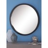 32" Contemporary Wood Wall Mirror Black - Olivia & May: MDF Frame, No Assembly, Wall Mount - 2 of 4