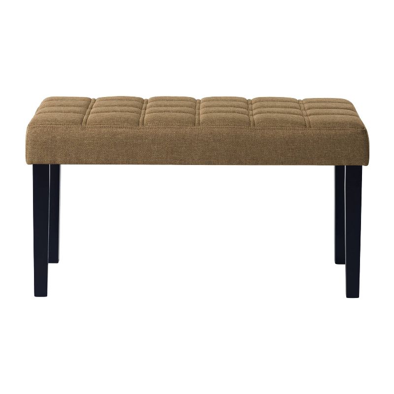California Fabric Tufted Bench - CorLiving, 4 of 9