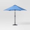 9' Round Outdoor Patio Market Umbrella with Black Pole - Threshold™ - 3 of 4