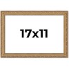 PosterPalooza | 17x11 Wood Antique Frame with UV Acrylic, 4 Finishes: Bronze, Gold, Silver, and Black - 2 of 4