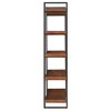 Felicia Rustic Industrial Metal/Wood Etagere Bookshelf - Inspire Q - 4 of 4