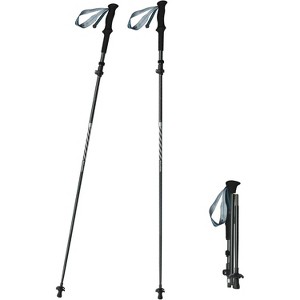 Naturehike Aluminum Trekking Poles, Lightweight Folding Hiking Poles, Adjustable 115-135cm, Compact 36cm, Walking Sticks for Hiking & Camping - 1 of 4
