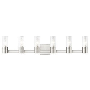 Livex Lighting Midtown 6 - Light Vanity in  Brushed Nickel - 1 of 4