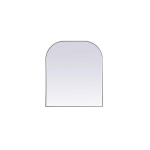 Elegant Lighting Metal Frame Arch Mirror 36x42 Inch in Silver - 1 of 4