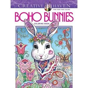 Creative Haven Boho Bunnies Coloring Book - (Adult Coloring Books: Animals) by  Marjorie Sarnat (Paperback) - 1 of 1