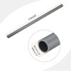 Unique Bargains High Impact Water Plumb Cable Sleeve PVC Rigid Round Pipes 20" Length - 2 of 4