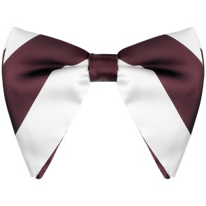 INSPIRE CHIC Men's Pre-tied Striped Adjustable Bow Tie - 1 of 4