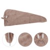 Unique Bargains Water-absorbent Rabbit Ears Hair Towel 1 Pc - 3 of 4