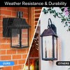 DORESshop Outdoor Wall Light, 1-Light E26 Fixture, Motion Sensor, GFCI , Dual Brightness, Weather-Resistant Exterior Light - 3 of 4