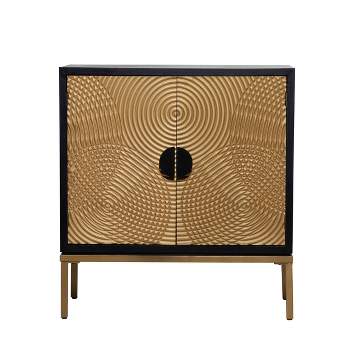 Contemporary Wood Cabinet Bronze - Olivia & May