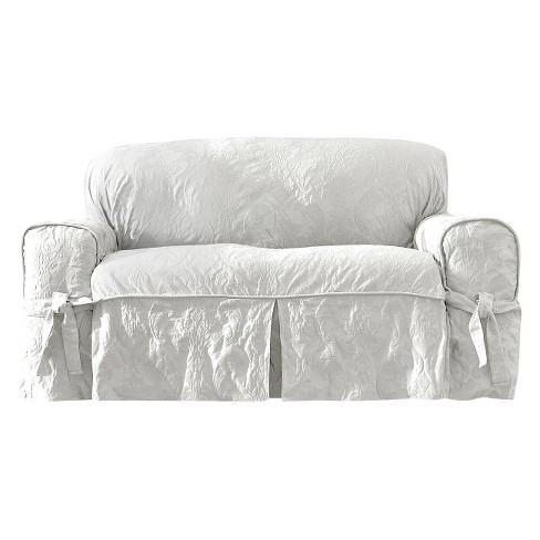 yazi Cotton Lace Sofa Throw Cover Loveseat Armchair Slipcovers