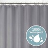 Ultimate Striped Waterproof Fabric Shower Curtain or Liner 70 inchx 72 inch Striped Design Water Resistant - 2 of 4