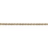 Black Bow Jewelry 2.5mm, 14k Yellow Gold Light Diamond Cut Rope Chain Anklet - 2 of 4