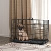 BestMassage 24/30/36/42/48 Inch Dog Crate Dog Cage Dog Kennel with Double Door Removable Tray & Handle Indoor Outdoor Pet Crate - 2 of 4