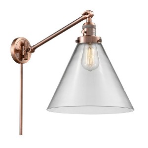 Cone - 1 Light Swing Arm Wall Sconce In Industrial Style-16 Inches Tall and 12 Inches Wide - 1 of 1
