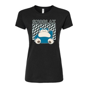 Women's - Pokémon - Snorlax Fitted Graphic T-Shirt - 1 of 3