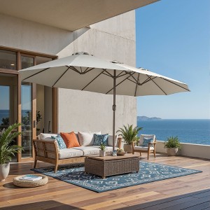 9' patio umbrella frame Replacement Patio Umbrella Frame for 9' Foot Wooden Umbrella