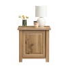 Vynxaria Modern Night Stand - Brown & Gray Finish, Black Accents, Spacious Surface, Smooth-Glide Pencil/File Drawers, Metal-Wood Build, Compact - 2 of 4