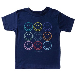 The Juniper Shop SmileyWorld Wink Rainbow Swirl Toddler Short Sleeve Tee - 1 of 4