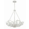 Crystorama Lighting Marselle 6 - Light Chandelier in  Matte White - 2 of 4