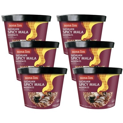 Nona Lim Sichuan Spicy Mala Instant Noodle Bowl  - Case of 6/1.9 oz