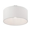 Livex Lighting Meridian 1 - Light Semi-Flush Mount in  Brushed Nickel - 4 of 4