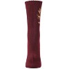 Memoi Women's Embroidered Golden Leaf Vintage Style Crew Socks - 2 of 4