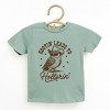The Juniper Shop Hootin' Leads To Hollerin' Owl Toddler Short Sleeve Tee - 4T - Seafoam - 2 of 4
