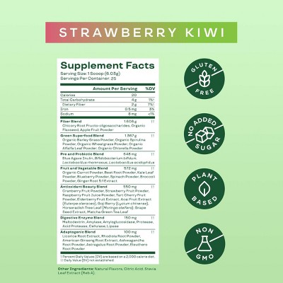 BLOOM NUTRITION Greens and Superfoods Powder - Strawberry Kiwi - 25 ct_5