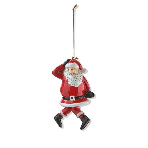 tagltd DANCING SANTA KNEES IN ORNAMENT - image 1 of 2