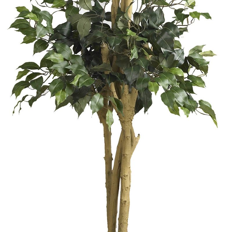 Nearly Natural 6' Double Ball Ficus Silk Tree, 5 of 6