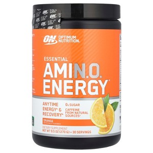 Optimum Nutrition Essential Amin.O. Energy®, Orange, 9.5 oz (270 g) - 1 of 2