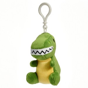 3.5" Plush Backpack Keychain Dinosaur - 1 of 3