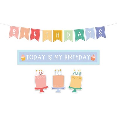 Pippi Post Classroom Birthday Bulletin Board Kit