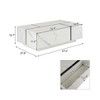JUJABU 47.2" Rectangular Sliding Top Coffee Table with Drawers and Hidden Storage for Living Room - 4 of 4