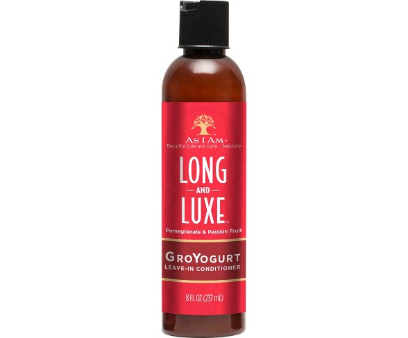 As I Am Long & Luxe GroYogurt Leave-In Conditioner - 8 fl oz