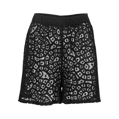 VENUS Womens Lace Cover-Up Short