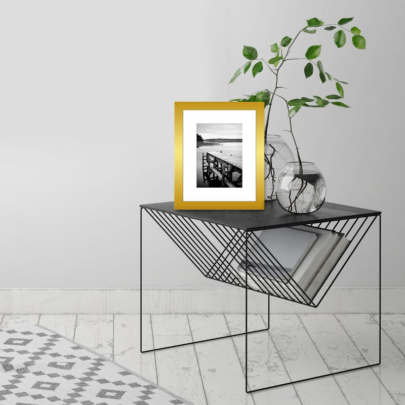 Americanflat Picture Frame with polished glass - Easel Stand & Horizontal and Vertical Formats - Available in a variety of Sizes and Colors, 5 of 8