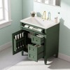 Mshliw 30 Inch Modern Bathroom Vanity with Sink, Storage Cabinet with 2 Drawers, Tip-Out Drawer and Soft Close Door, Resin Basin - 4 of 4