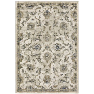 Oriental Weavers Venice 4333V Beige/ Gold Indoor Area Rug - 3'10" x 5'5"