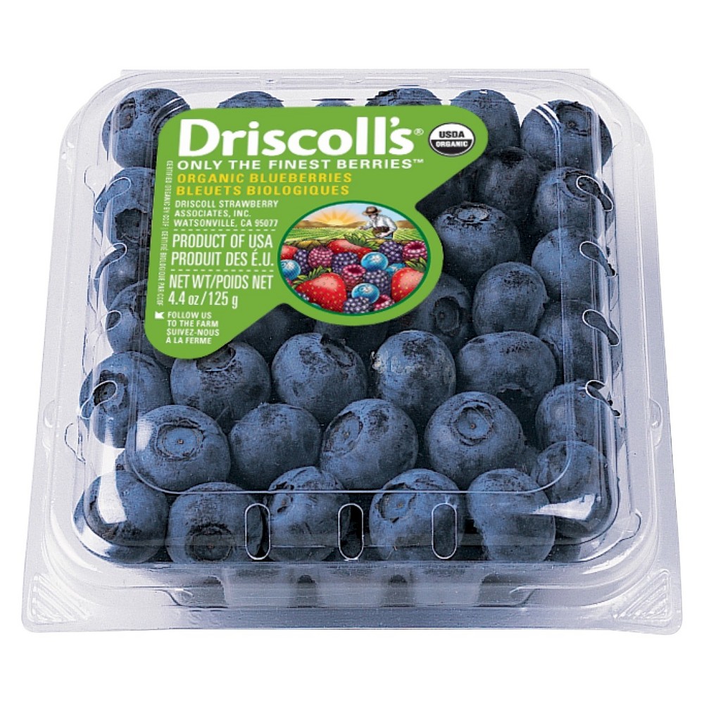 Organic Blueberries - 4.4oz Package, Brandywine