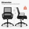 NEO Chair Office Chair Ergonomic Desk Chair Computer Gaming Chair with Lumbar Support Swivel Adjustable Height Armrest for Home Office - 3 of 4