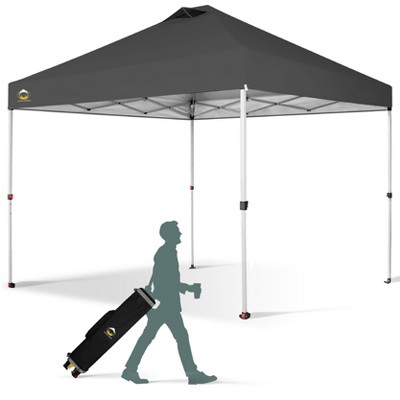 10x10 Recreational Centerlok Canopy - Sto 'N Go, Silver Coated, 150D - RM100H Grey