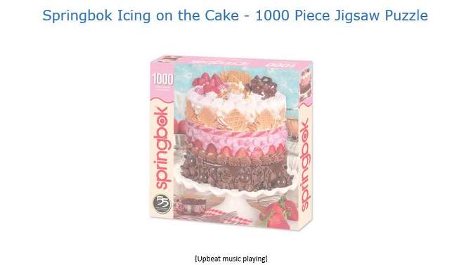 Springbok Icing on the Cake Jigsaw Puzzle 1000pc, 2 of 6, play video